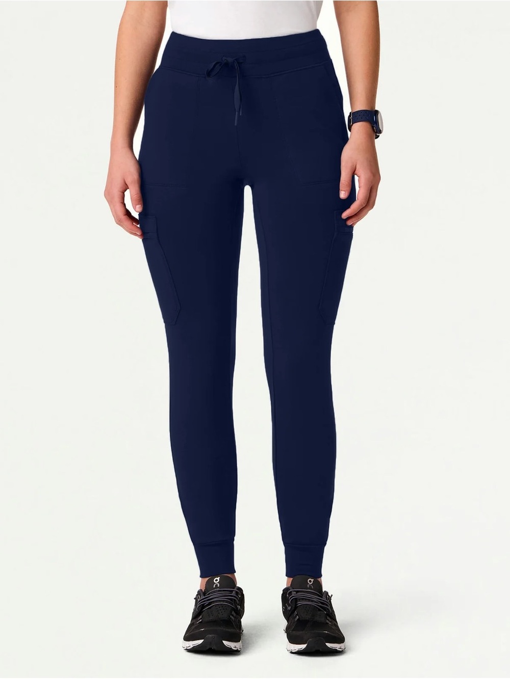 Jaanuu Kait 10-Pocket Skinny ULTRAsoft Scrub Jogger - Midnight Navy